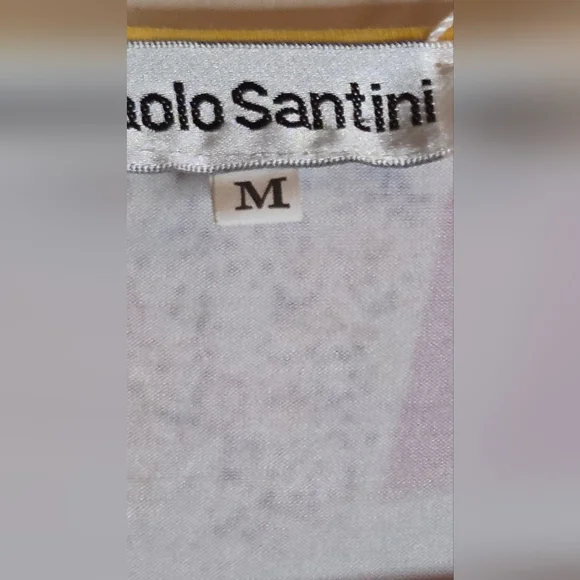 Paolo Santini M Della Vita Multiclrd Lslv Pop art Floral Print Women's T-shirt - Picture 5 of 12